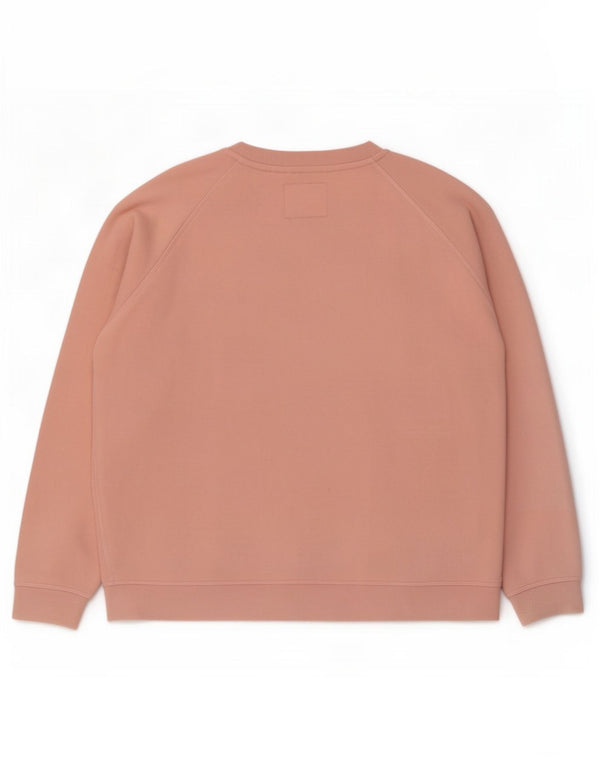 Jack Wills Pulover supradimensionat cu grafic pentru femei UK 14 Large Pink