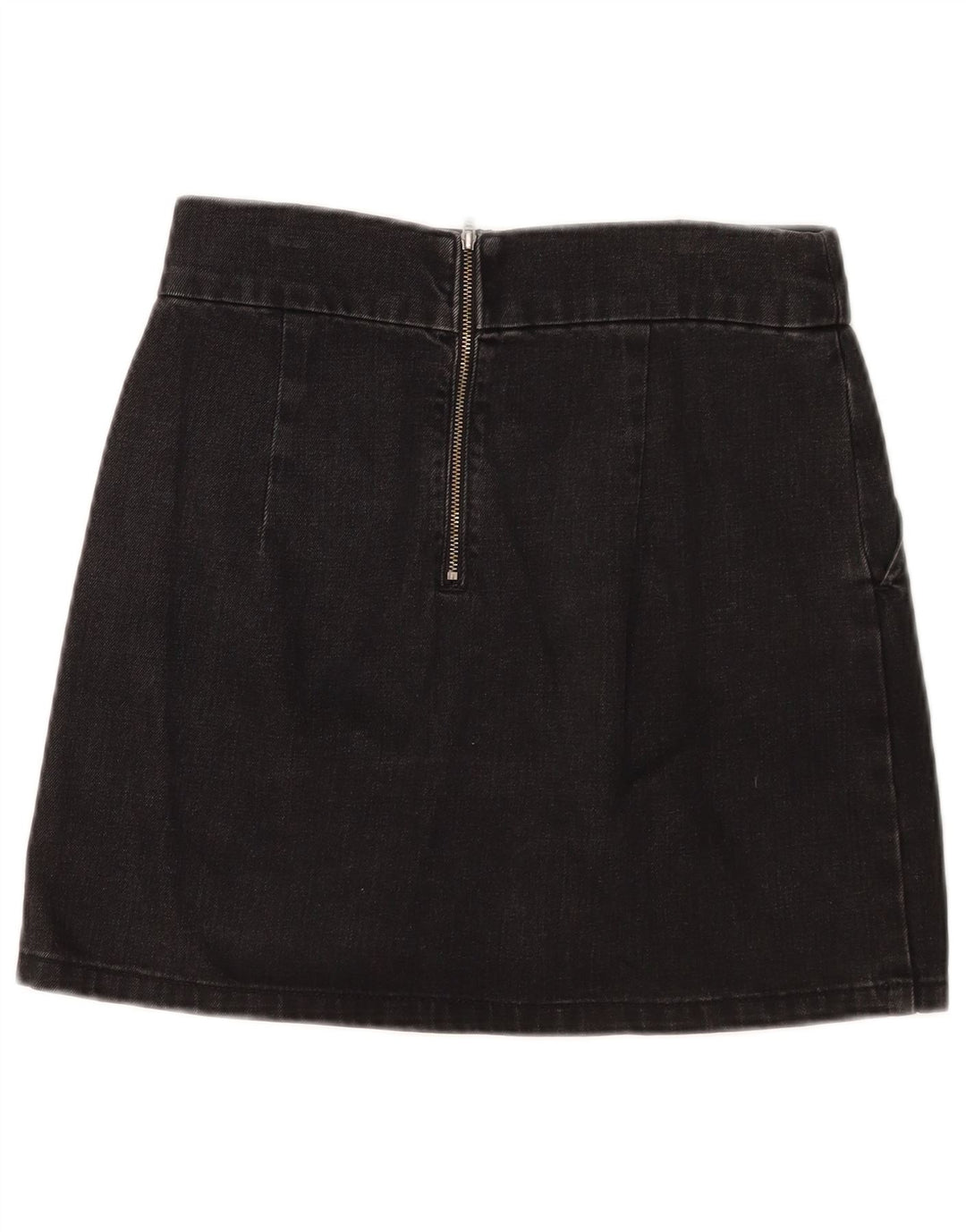 Fusta mini denim Topshop pentru femei W28 bumbac negru mediu