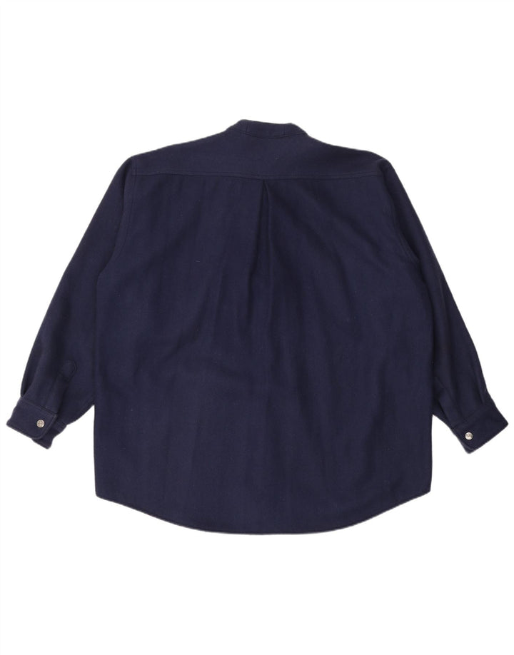 Cămașă de flanel pentru bărbați VINTAGE, 2XL, bleumarin