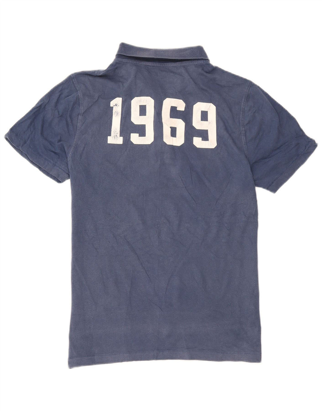 Tricou polo Gap pentru bărbați, bumbac albastru mediu