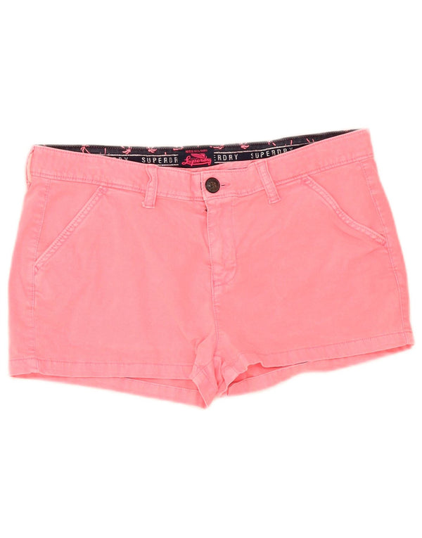 Pantaloni caldi pentru femei Superdry W34, bumbac roz mare