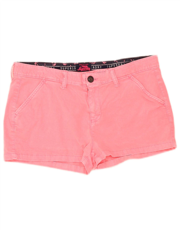 Pantaloni caldi pentru femei Superdry W34, bumbac roz mare