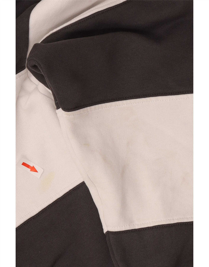 Pulover oversized Crop Levi's pentru femei UK 14 Medium Black Striped