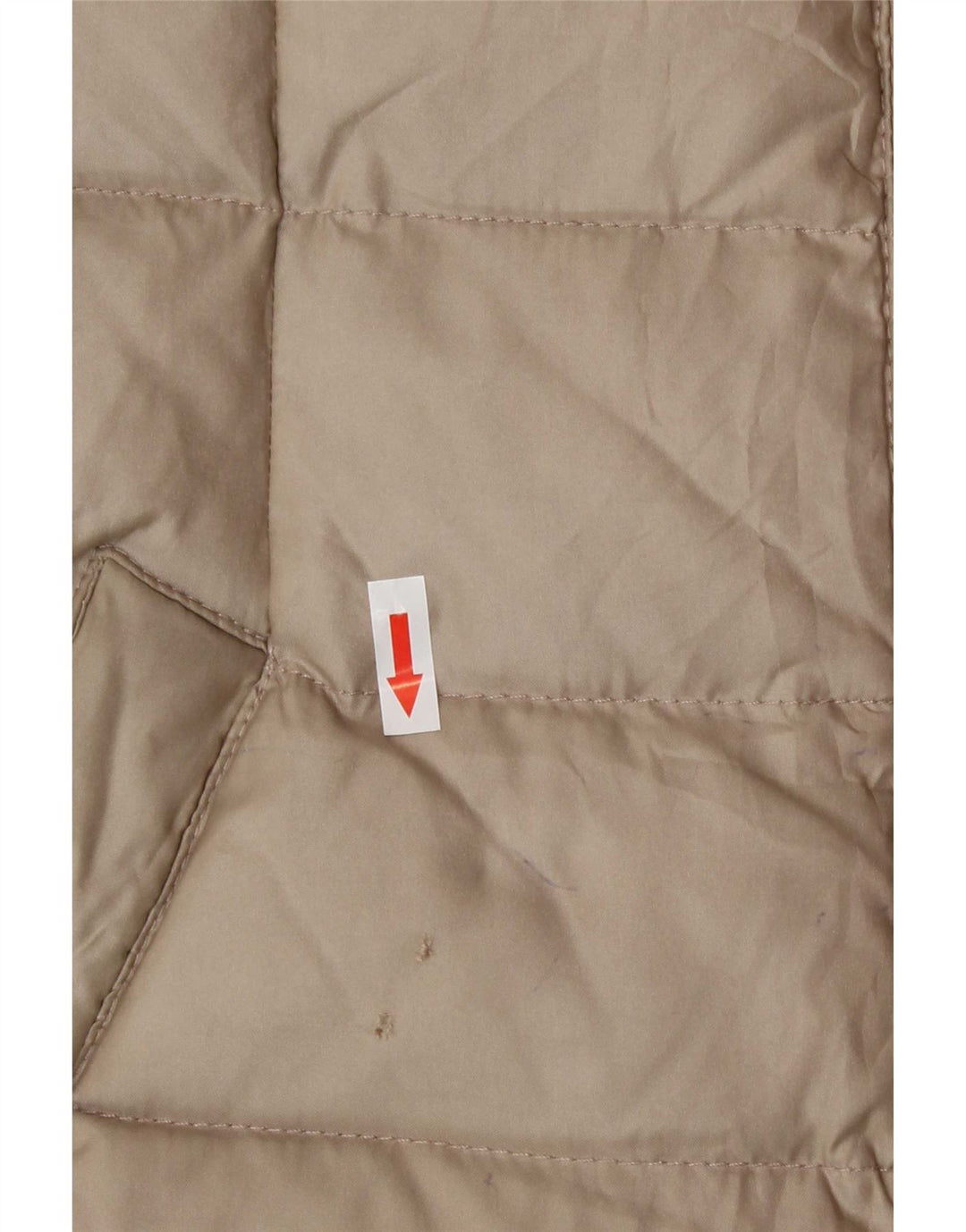 Jachetă căptușită pentru femei Zara UK 12 Medium Bej Poliester