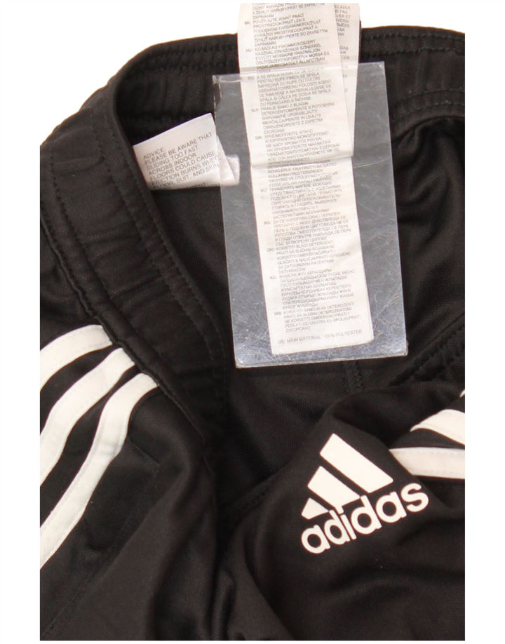 Pantaloni de trening Adidas pentru bărbați, poliester negru mic