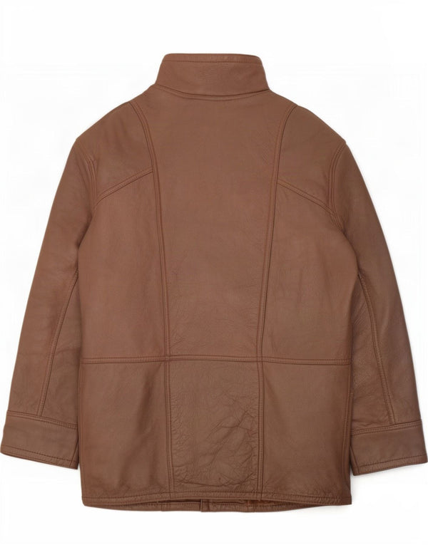 Jachetă vintage pentru femei din shearling UK 14 maro mediu