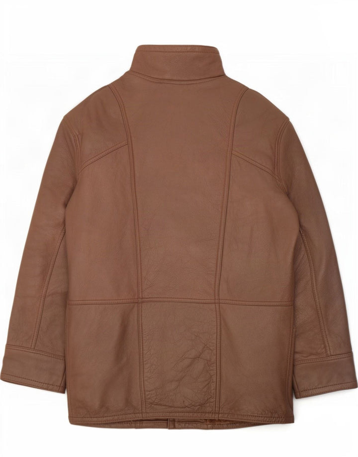 Jachetă vintage pentru femei din shearling UK 14 maro mediu