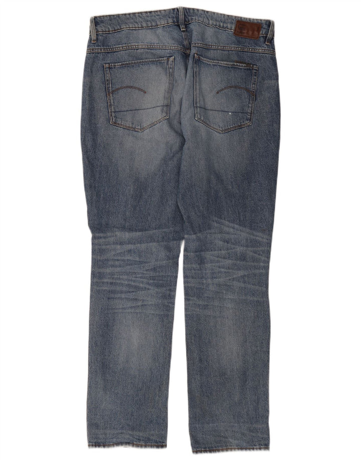 G-Star Blugi Distressed drepte pentru femei W32 L32 Bumbac albastru