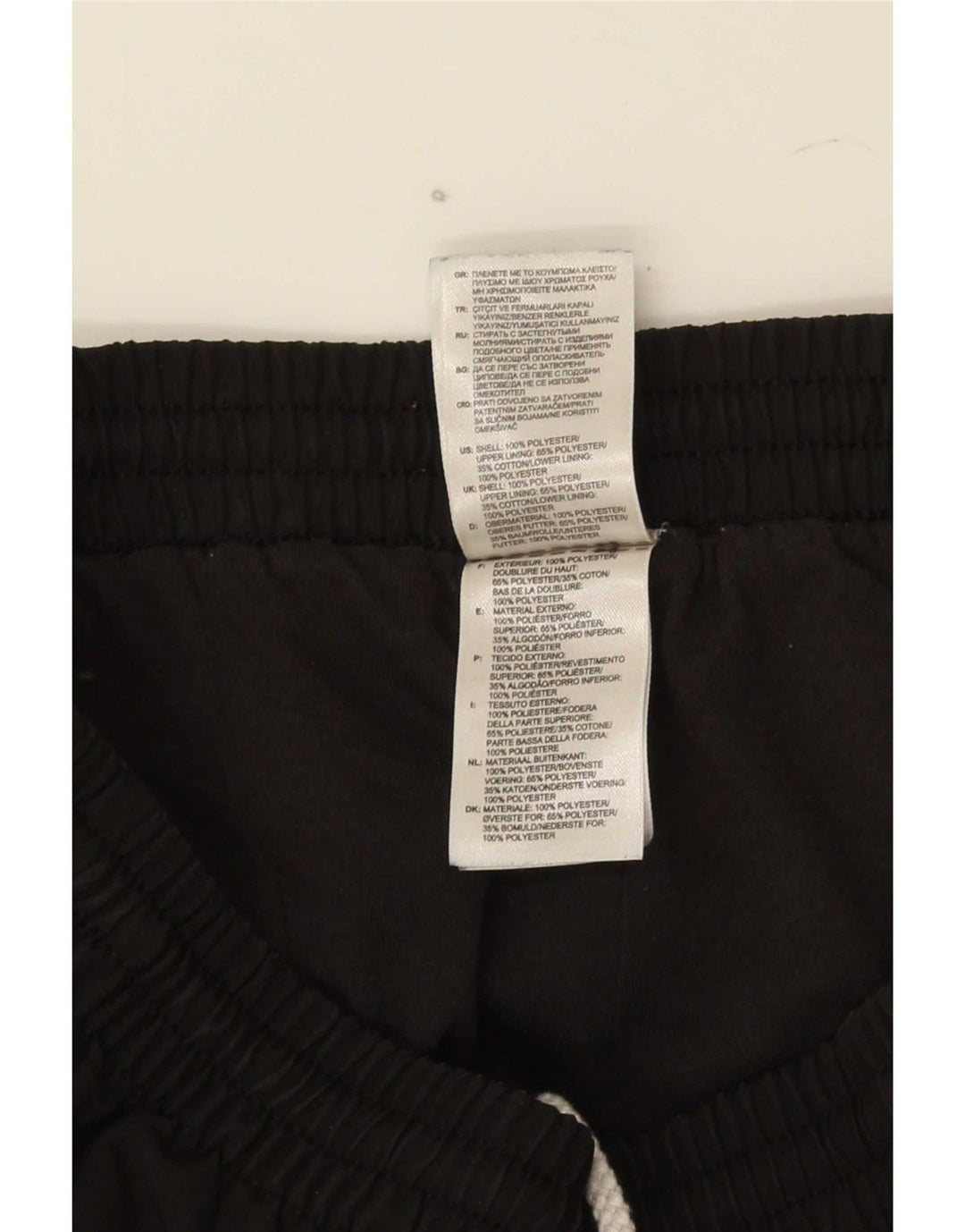 Pantaloni de trening Adidas pentru bărbați Joggeri poliester mediu negru