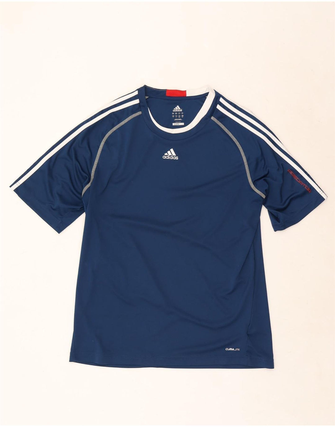 Tricou Adidas Climalite pentru bărbați Top mare poliester bleumarin