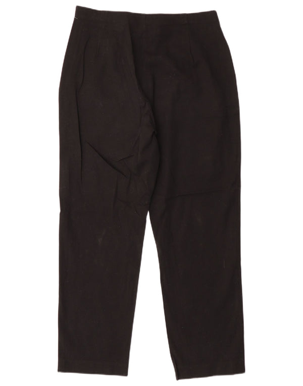 Eddie Bauer Womens Bremerton Fit Casual Trousers US 20 3XL W30 L27 Black