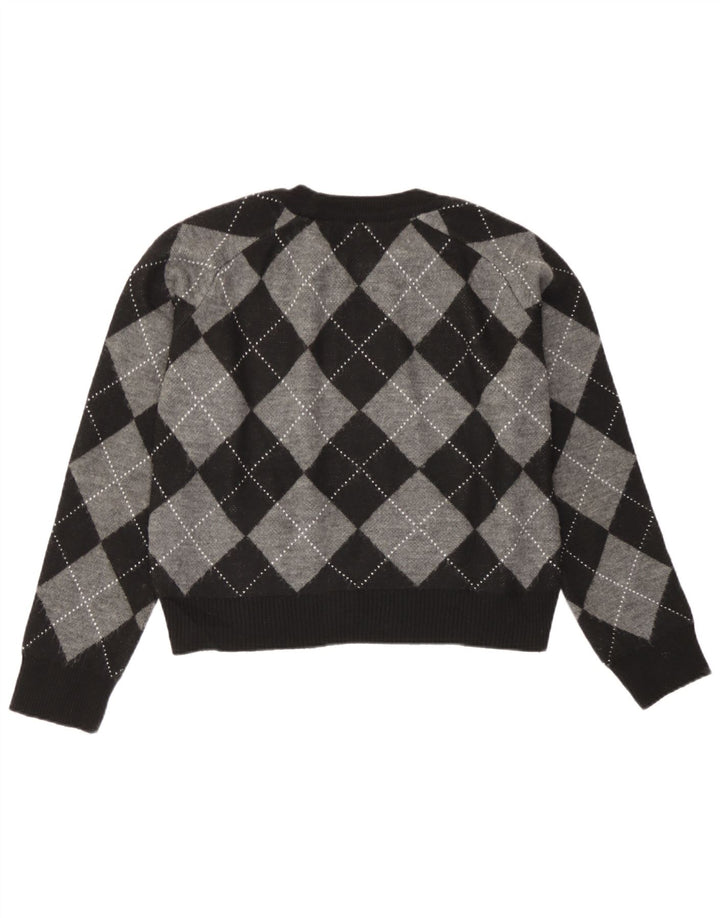 Pulover Massimo Dutti pentru femei, cu decolteu scurt, pulover UK 10 Mic Negru
