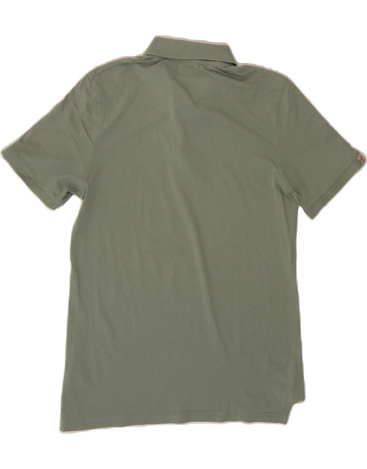 JACK & JONES Mens Polo Shirt Medium Green Cotton Vintage Jack & Jones and Second-Hand Jack & Jones from Messina Hembry 