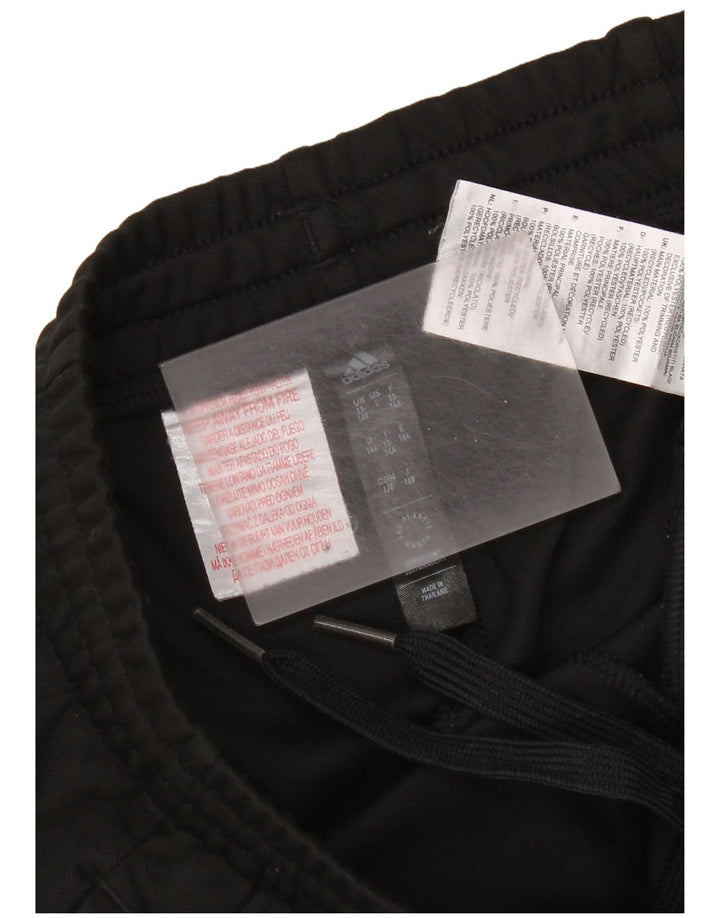 Pantaloni scurți sport Adidas pentru băieți 13-14 ani, negru, poliester