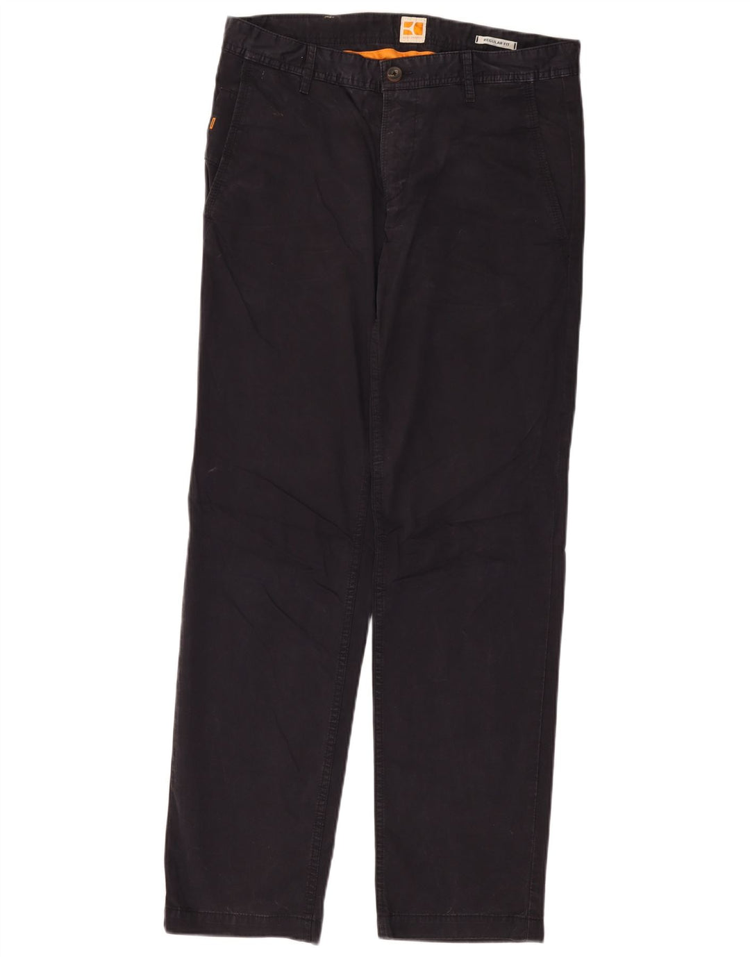 Pantaloni chino pentru bărbați HUGO BOSS, cu ajustare normală, L32 L32, bumbac bleumarin