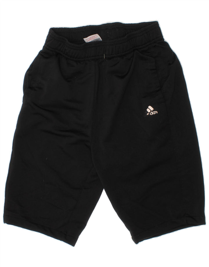 ADIDAS Boys Sport Shorts 11-12 Years  Black Polyester Vintage Adidas and Second-Hand Adidas from Messina Hembry 