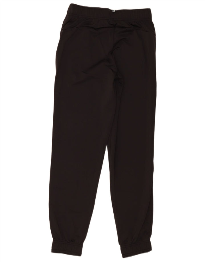 Puma Băieți Pantaloni Trening Pantaloni Joggeri 13-14 Ani Poliester Negru