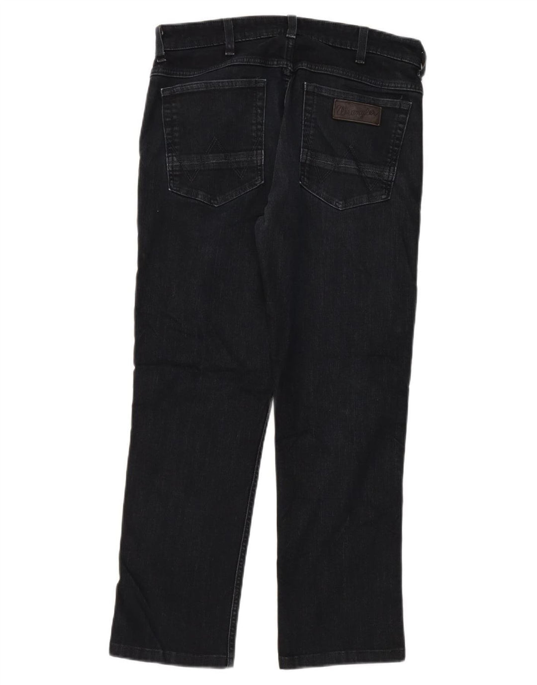 Blugi drepti pentru bărbați Wrangler W32 L28 bumbac negru