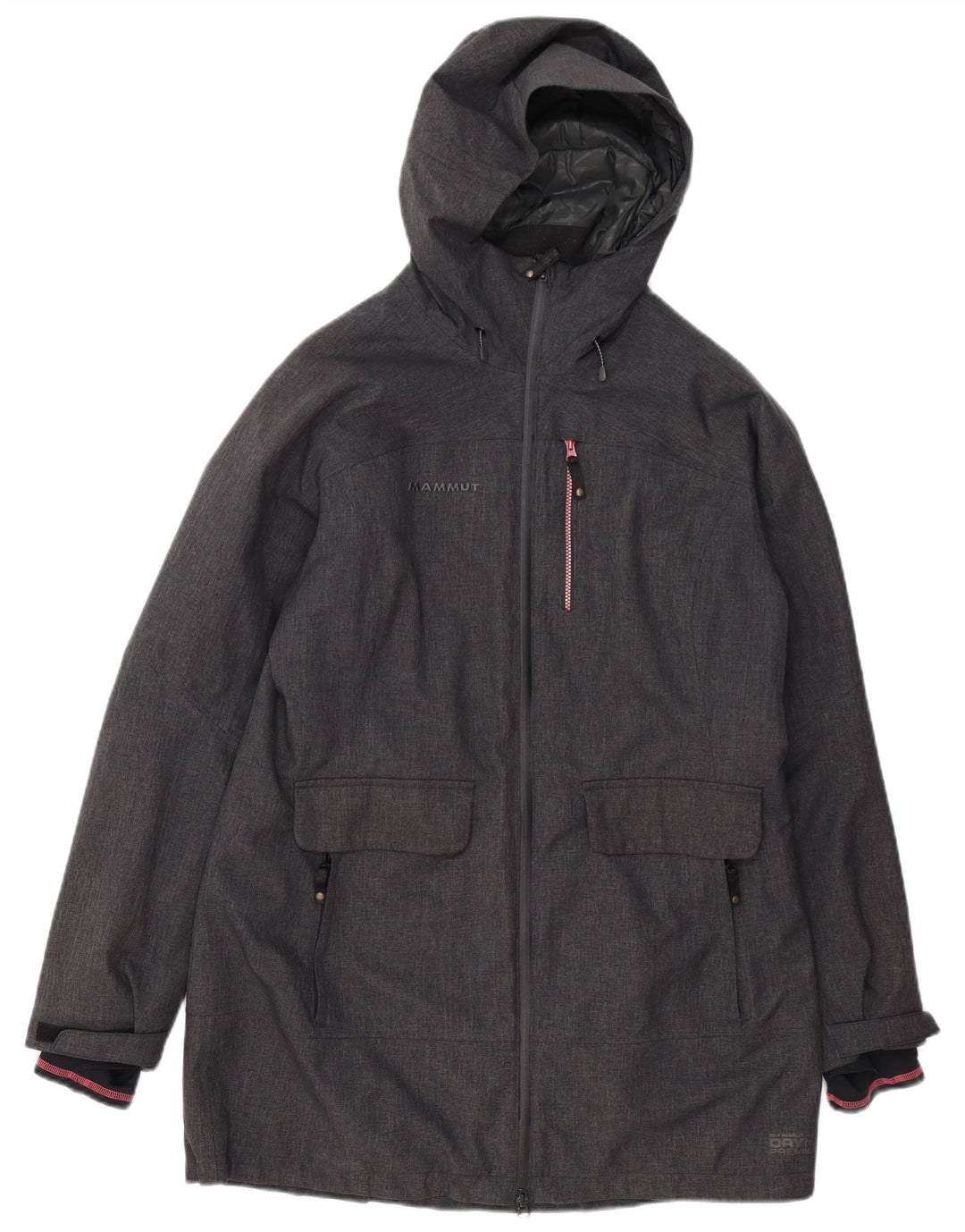 MAMMUT Jachetă de vânt cu glugă pentru femei UK 16, mare, gri, poliester