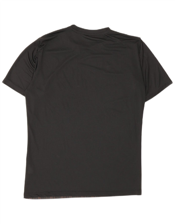 Tricou pentru bărbați Puma Top Mediu Negru Poliester Geometric