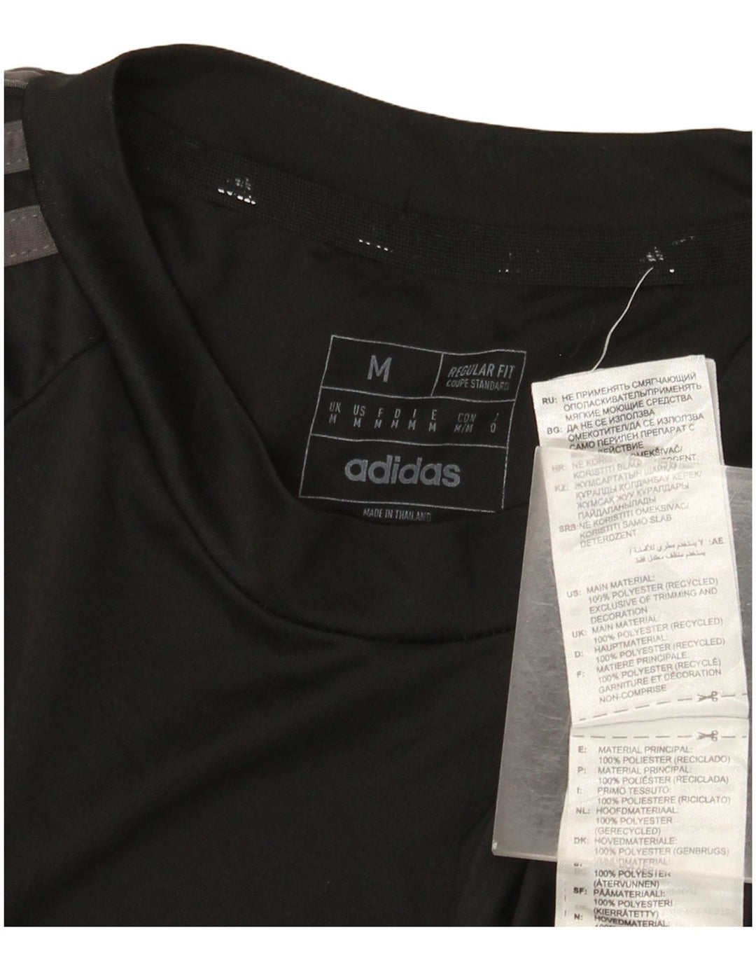 Tricou Adidas Aeroready Regular Fit Top Mediu Negru Poliester