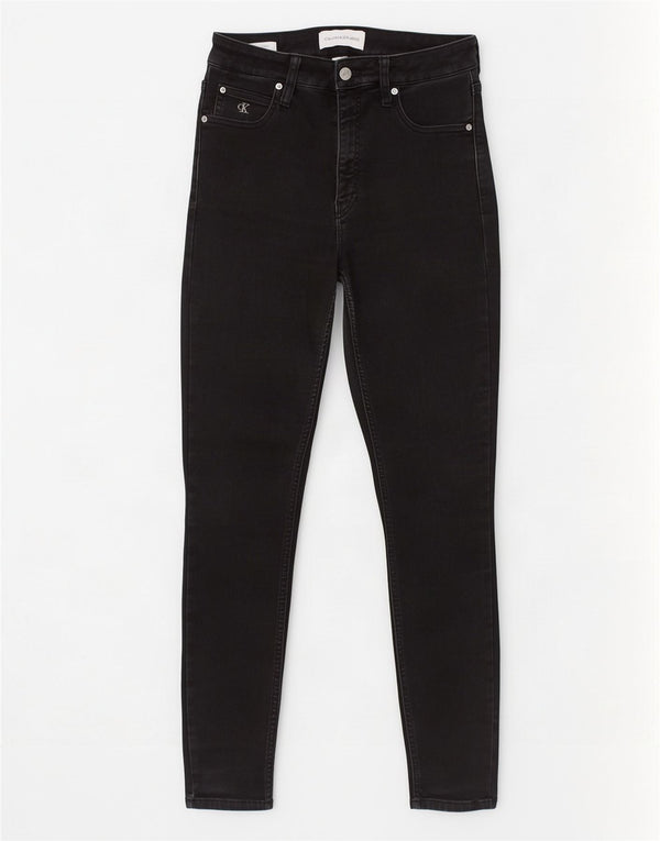 Blugi skinny pentru bărbați Calvin Klein, cu talie înaltă, L30 L30, bumbac negru