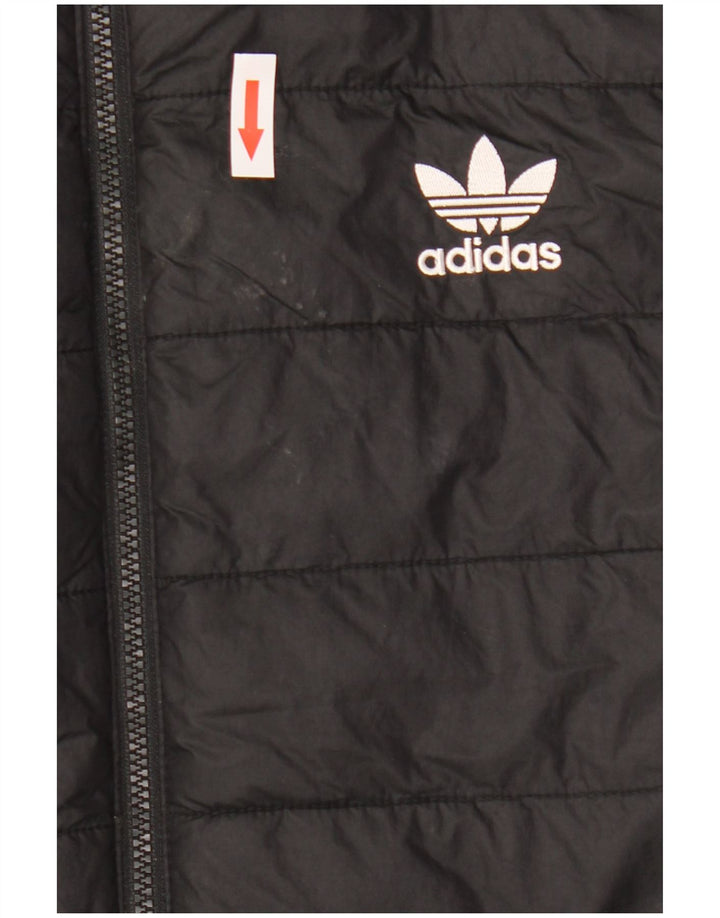 Gilet căptușit pentru bărbați Adidas UK 38 Medium Black Poliamidă