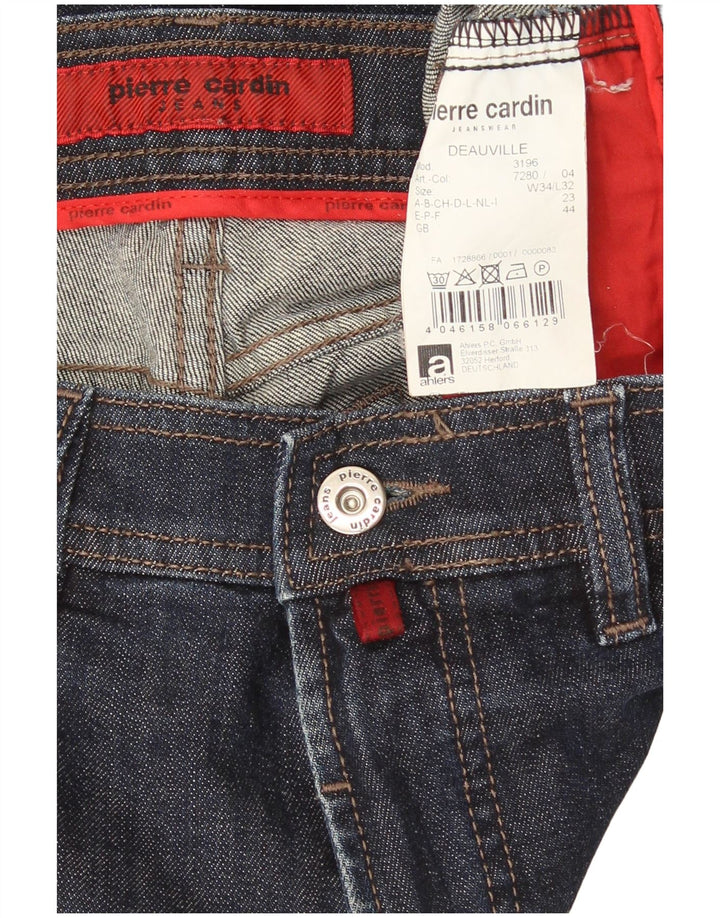 Jeans drept bărbați Pierre Cardin W34 L32 bleumarin
