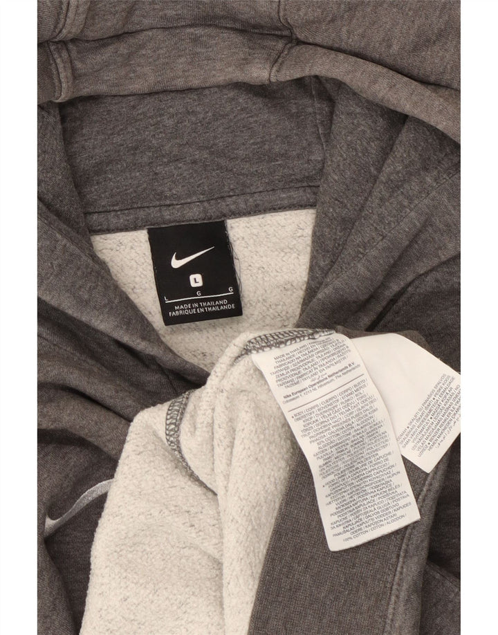 Pulover Nike pentru bărbați, mare, gri, bumbac