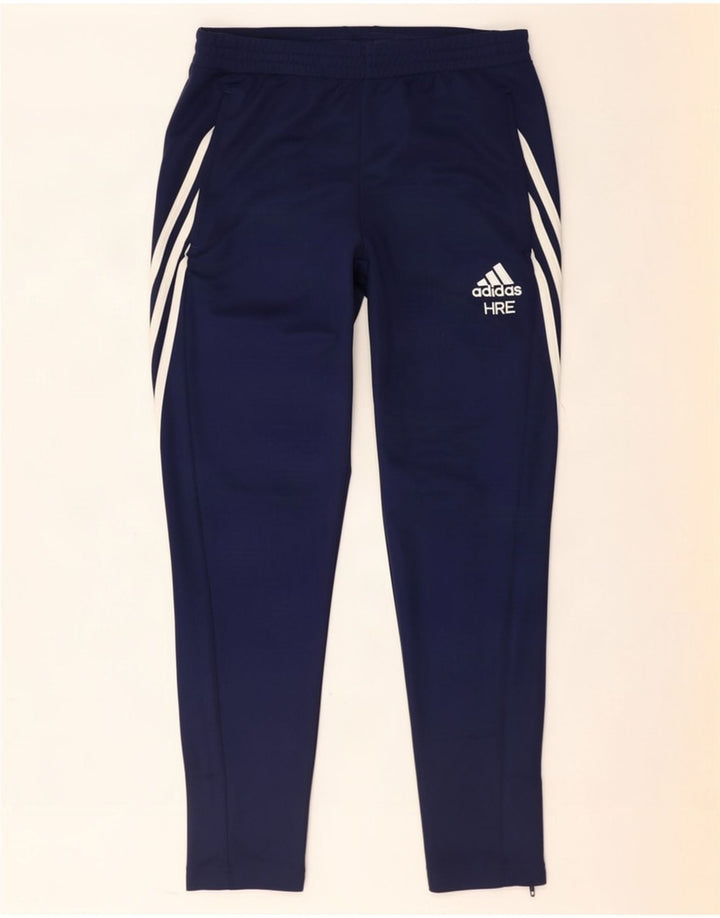 Pantaloni de trening Adidas Climalite pentru bărbați, poliester mediu bleumarin