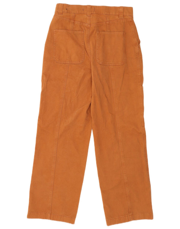 Pantaloni cargo cu talie înaltă pentru femei Abercrombie & Fitch US 4 Small W27 L28 Bei