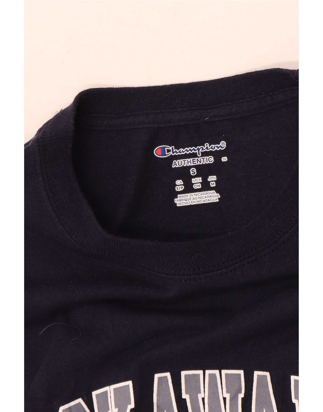 Tricou grafic pentru bărbați Champion Top mic, bleumarin