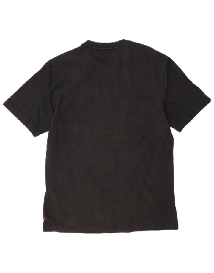 Tricou relaxat pentru bărbați Levi's Top mic din bumbac negru