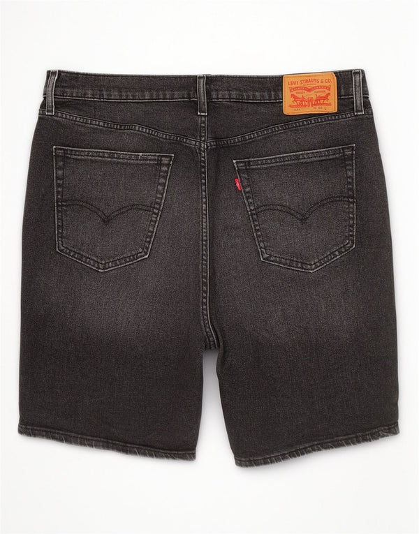 Pantaloni scurți Levi's 541 Denim W36 Large Black Bumbac