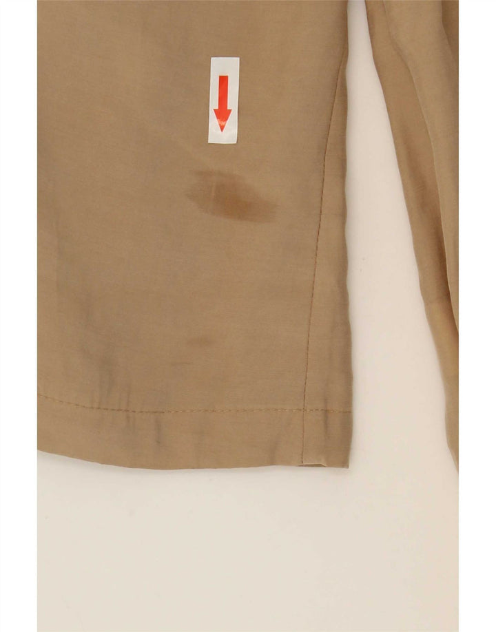 Jachetă Zara pentru femei Open Waterfall UK 14 Medium Bej Modal