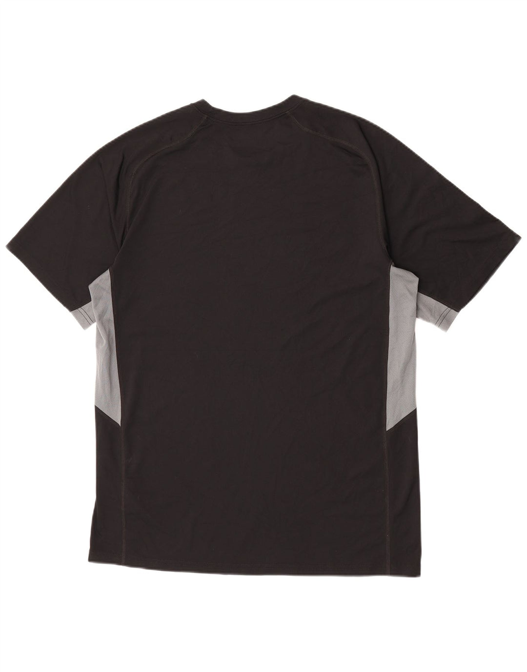 Tricou pentru bărbați Nike Dri Fit Top mare, negru, poliester color bloc