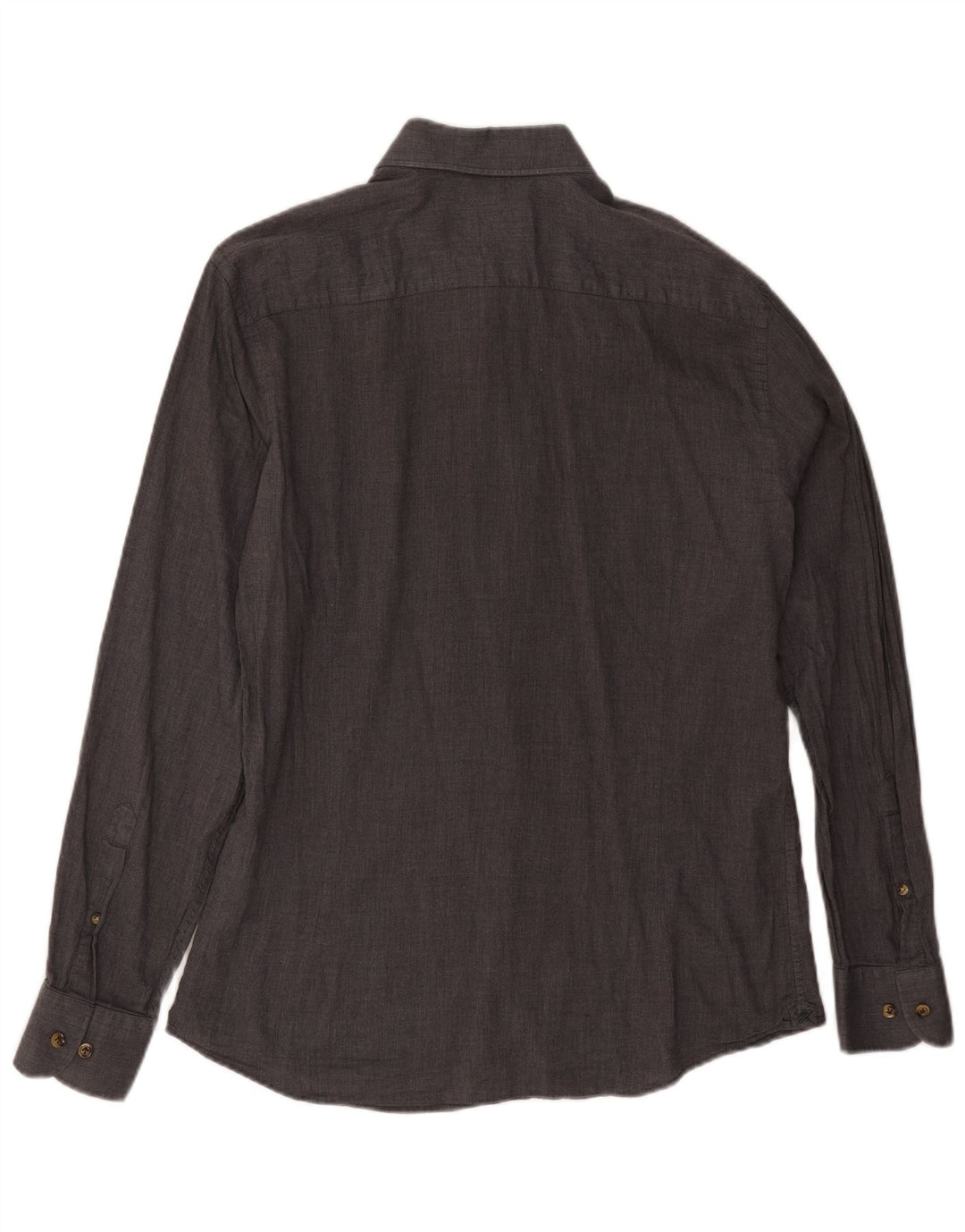 Cămașă pentru bărbați Hackett Slim Fit, mare, gri, bumbac