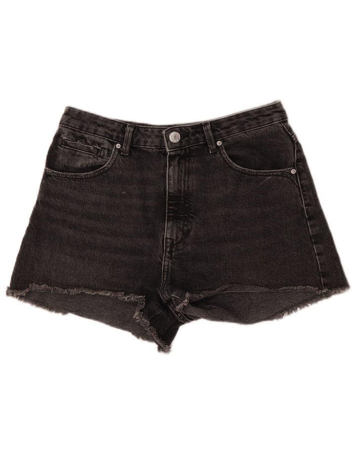 Pantaloni scurți din denim pentru femei Zara EU 40 Medium W30 Negru