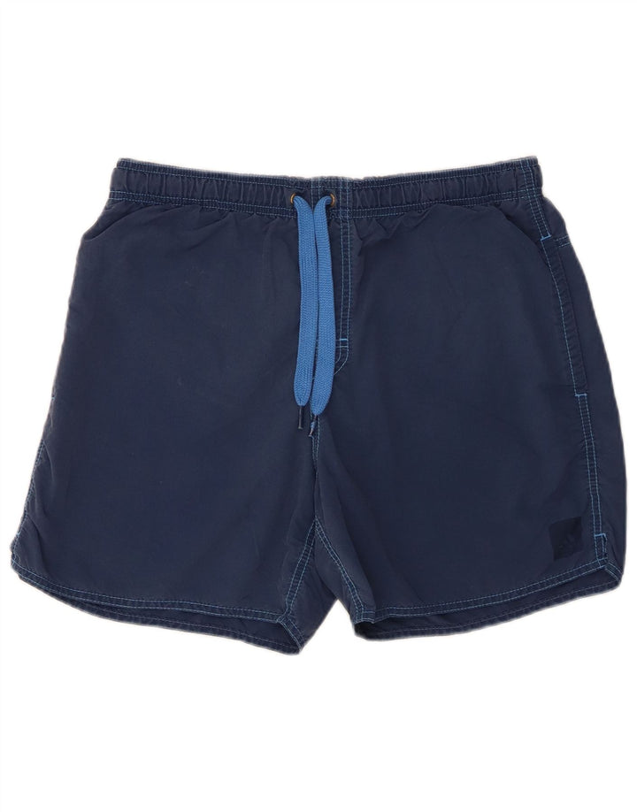 Pantaloni scurți de înot Adidas pentru bărbați, poliamidă, albastru-marin mediu