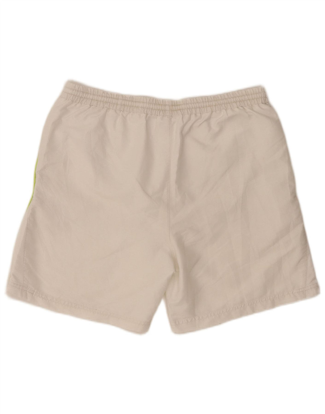 Pantaloni scurți sport Fila pentru bărbați, poliester alb mediu