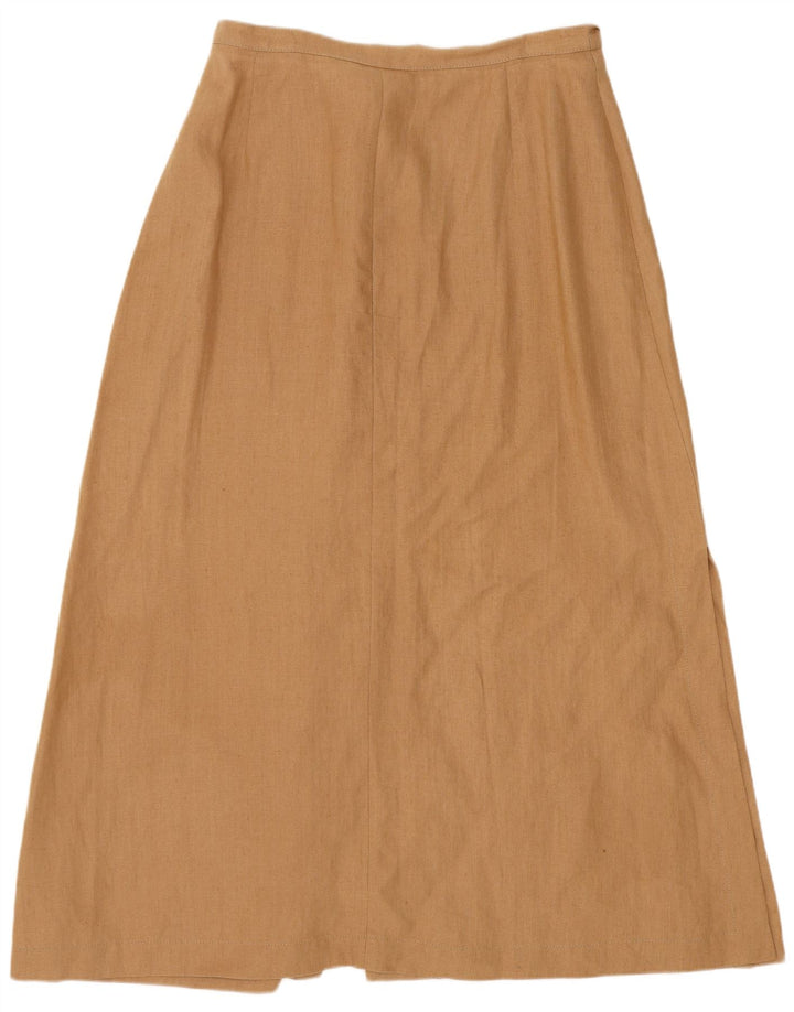 Max Mara Fusta Wrap pentru femei UK 16 Large W30 Beige Linen