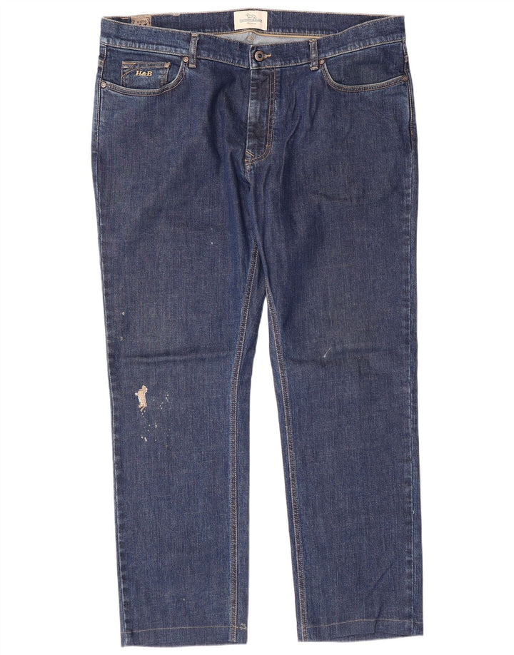 HARMONT & BLAINE Mens Straight Jeans W44 L31 Blue Cotton