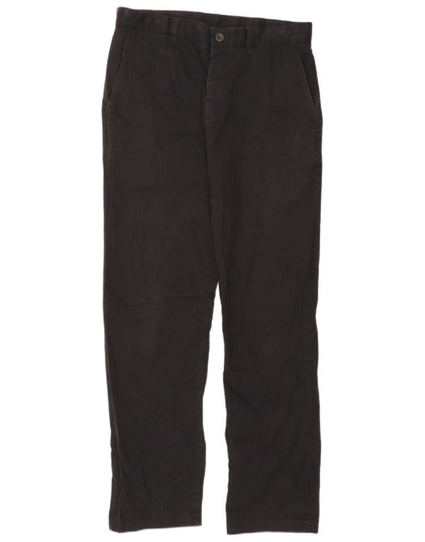 Pantaloni chino drepți pentru bărbați John Lewis W32 L29 bumbac negru