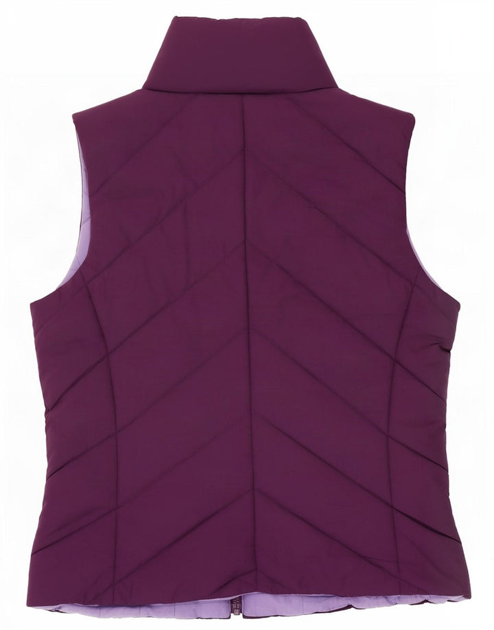 Gilet căptușit pentru femei M&Co UK 12 Poliester violet mediu