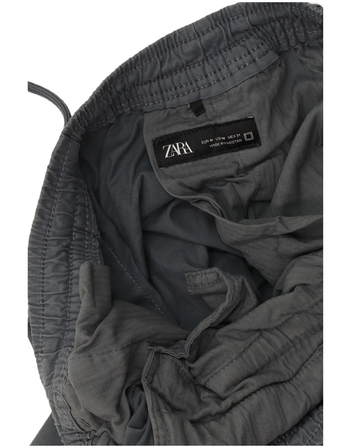 Pantaloni chino pentru pantaloni de jogging pentru bărbați Zara Mediu L31 L27 Gri