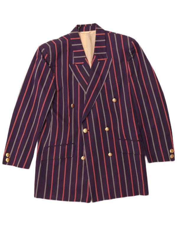 Jachetă pentru bărbați Henry Cottons IT 44 XS Bumbac cu dungi albastru bleumarin