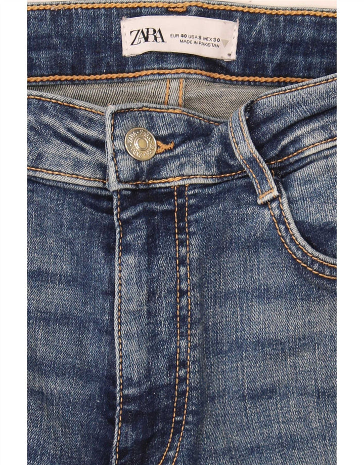 Blugi skinny dama Zara EU 40 Medium W30 L28 Albastru