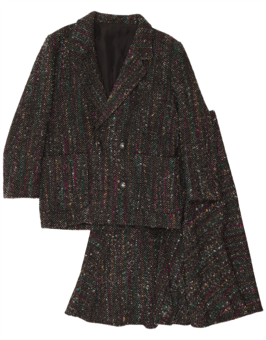 Set fuste vintage pentru femei 2 piese EU 40 Medium W28 Gri pete