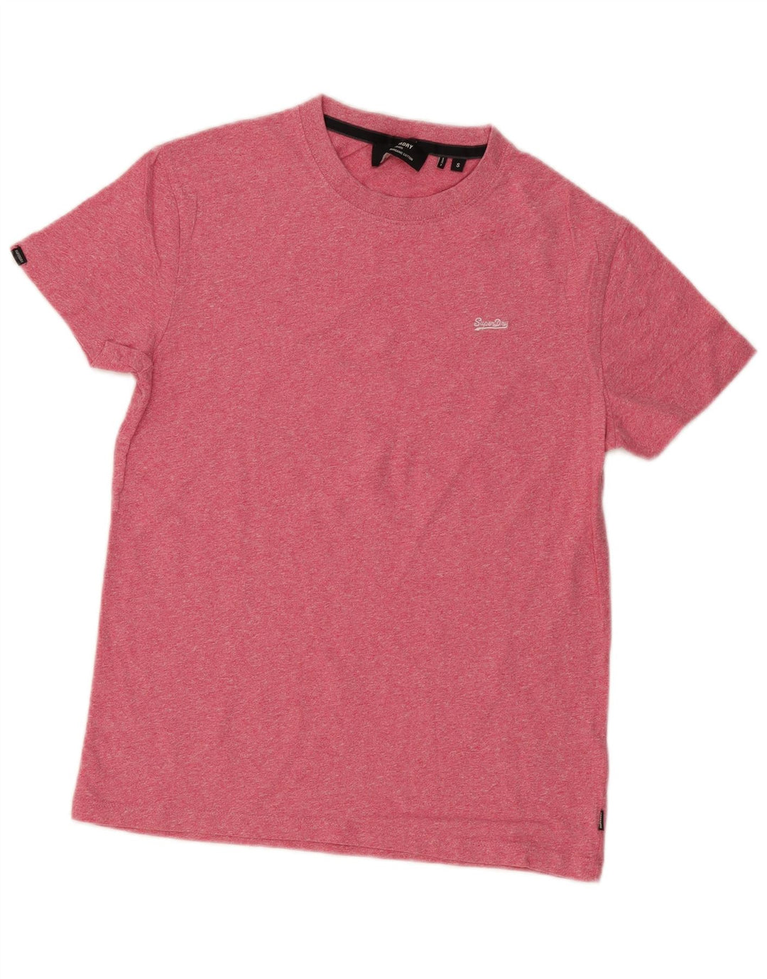 Tricou Superdry pentru bărbați Top mic roz din bumbac cu pete