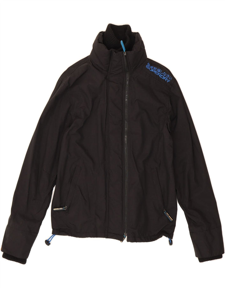SUPERDRY Mens The Windcheater Windbreaker Jacket UK 36 Small Navy Blue Vintage Superdry and Second-Hand Superdry from Messina Hembry 